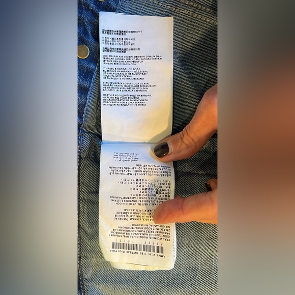 Miu Miu Cropped Stretch Denim Jacket - Size 36 - Picture 16 of 17